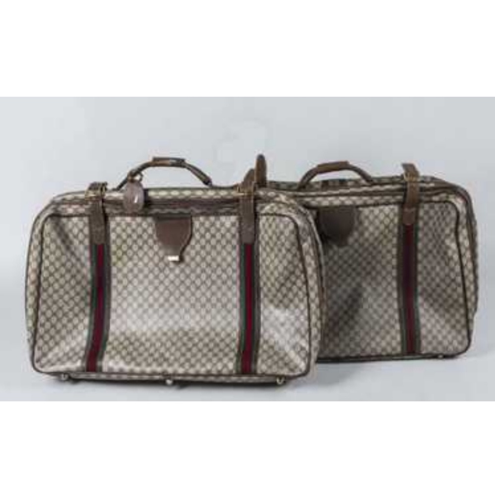 🔥💣Gucci Vintage Monogram Travel Suitcase🔥